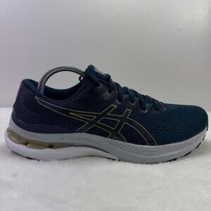 Asics Womens Gel Kayano 28 1012B047 Blue Gray Running Shoes Sneakers Size 10.5